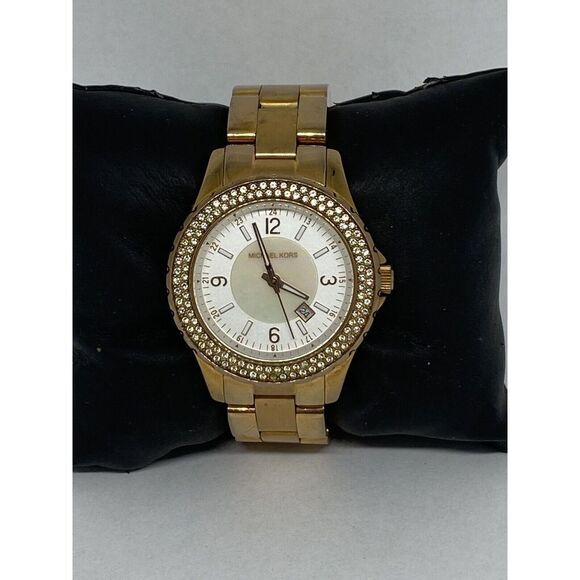 Michael Kors Glitz MK5403 Women's Stainless Steel Analog Dial Quartz Watch MP714 - Picture 1 of 12